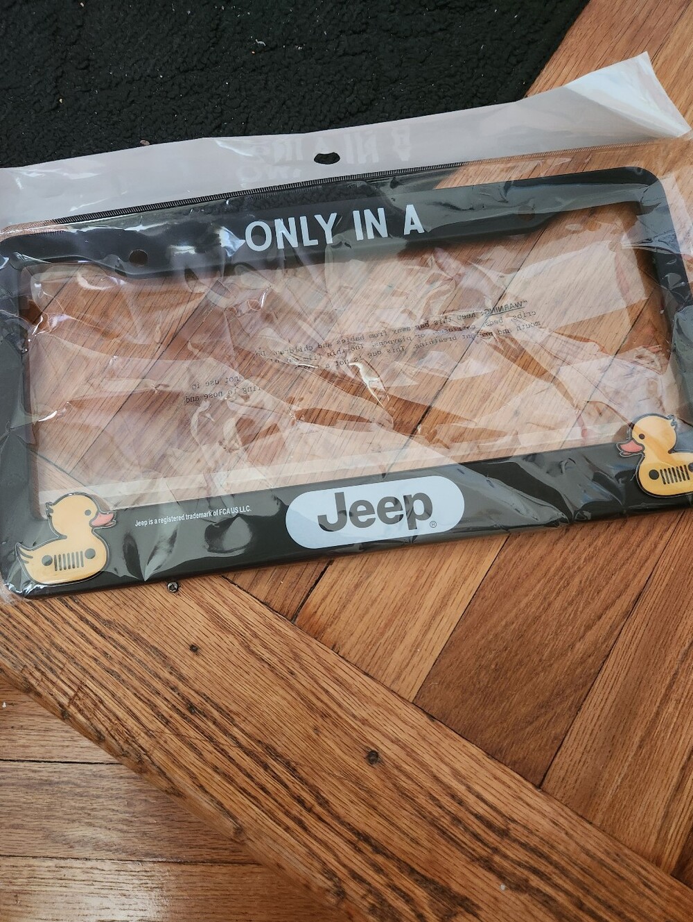 Jeep License Plate Cover